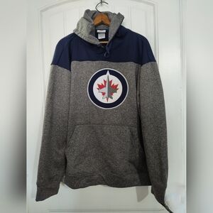🏷Men's NHL Winnipeg Jets Hoodie Sweatshirt Size XL
